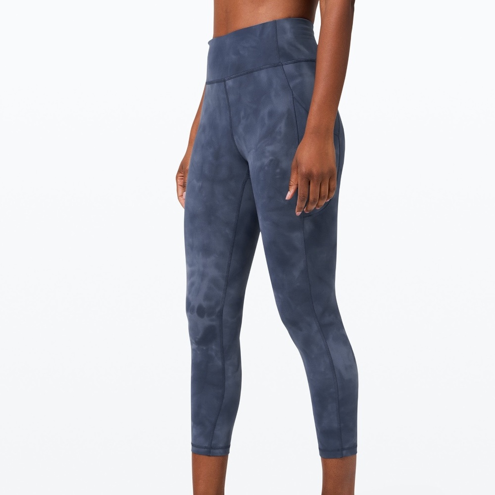 Invigorate High-Rise Crop 23" Diamond Dye